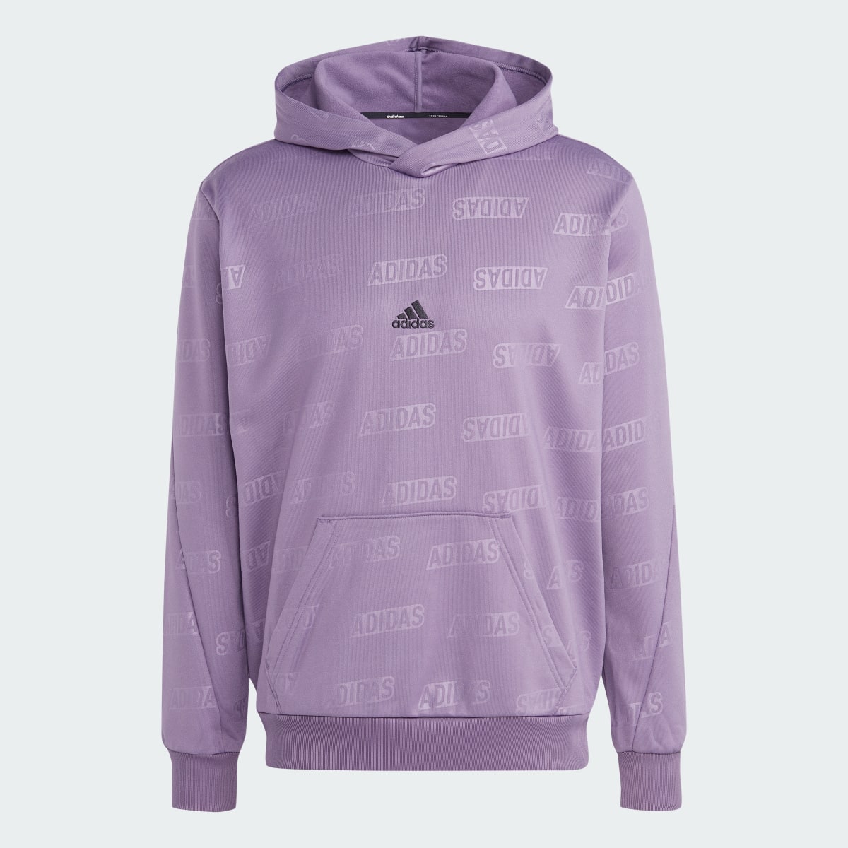 Adidas Embossed Polar Fleece Hoodie. 5