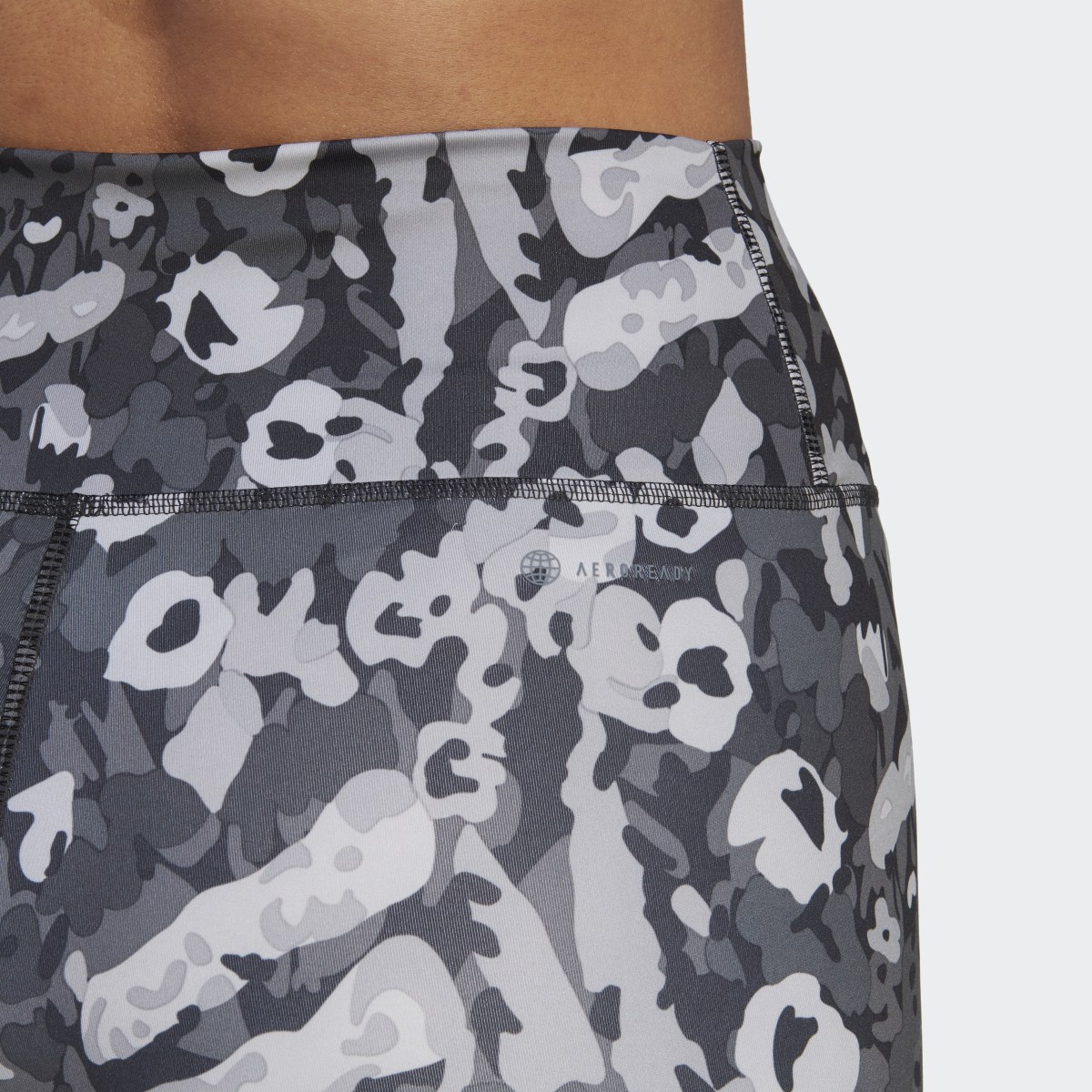 Adidas Train Essentials Printed High-Waisted 7/8 Leggings. 6