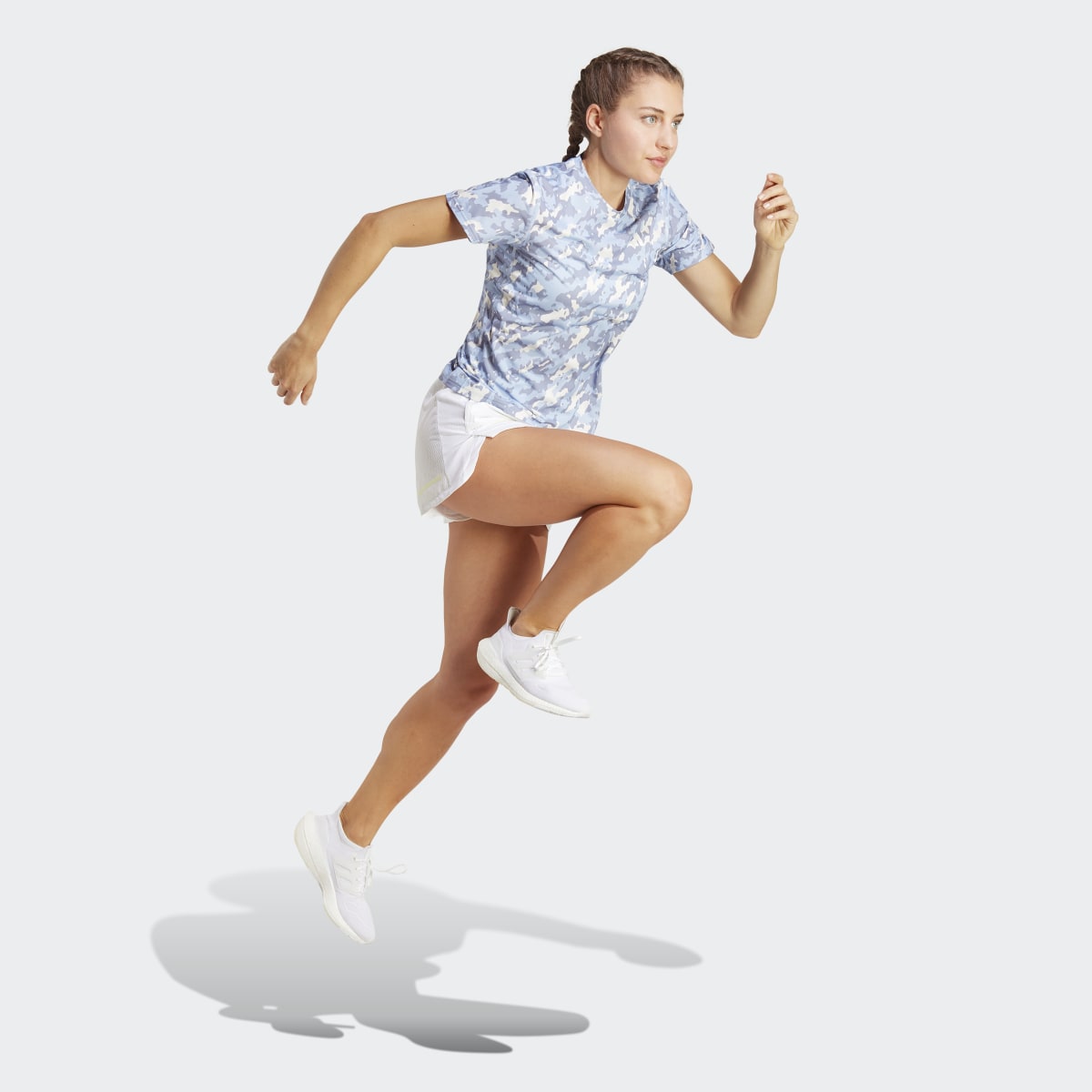 Adidas T-shirt da running Own the Run Camo. 4