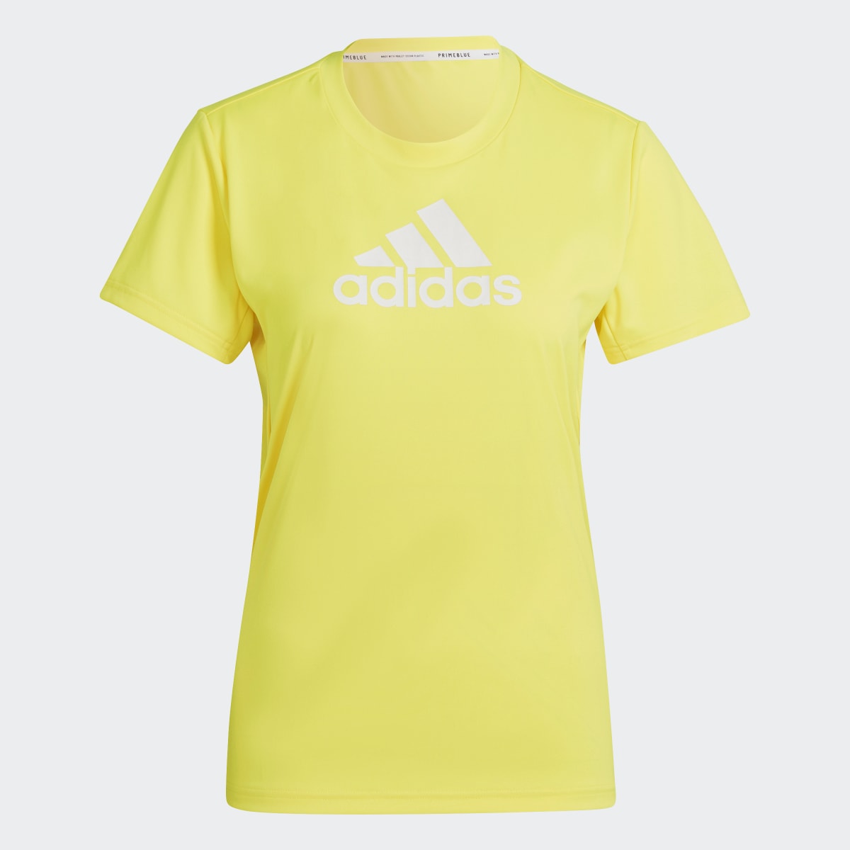 Adidas Playera Primeblue Designed 2 Move Logo Sport. 5