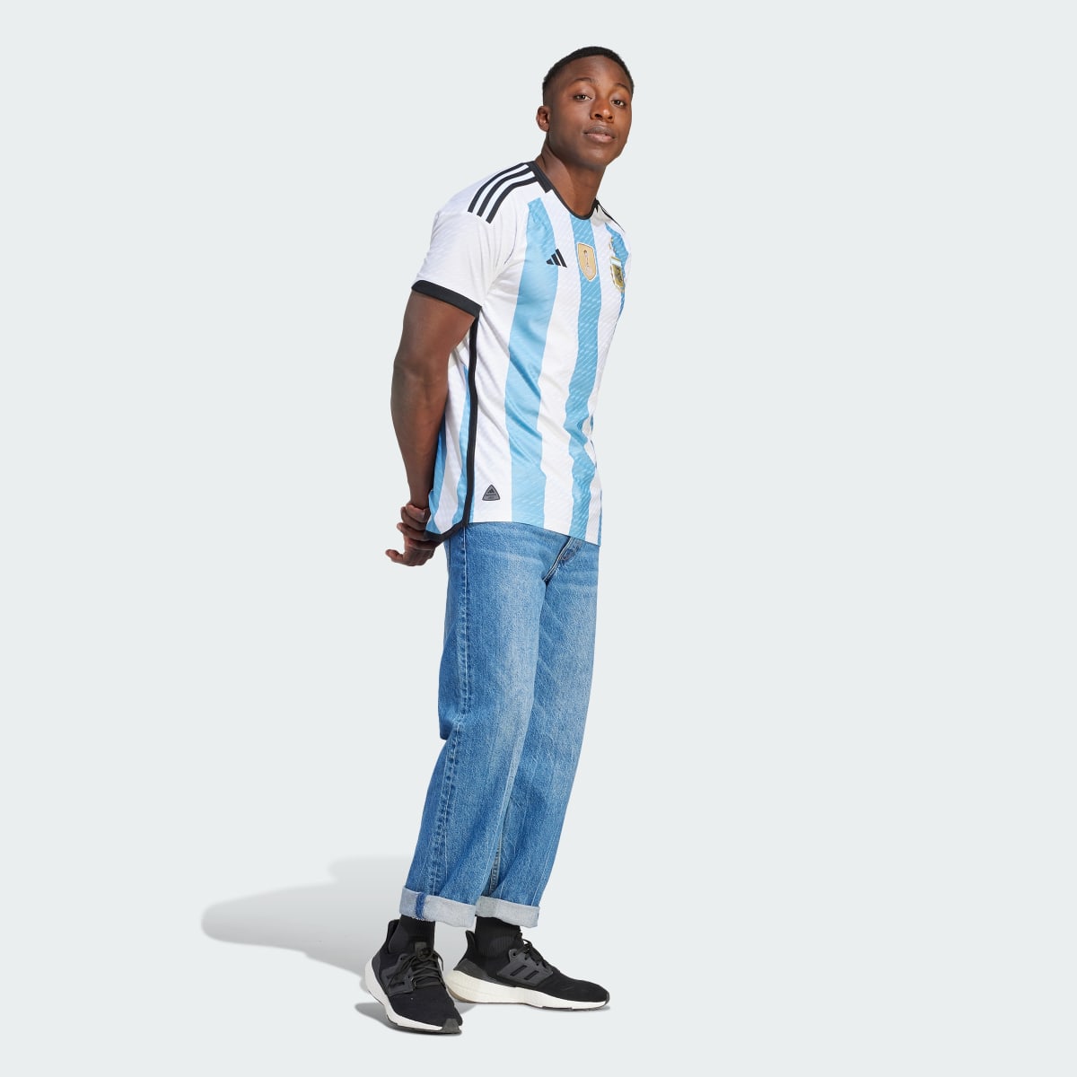 Adidas Argentina 22 3 Stars Home Authentic Jersey. 4 Adidas Argentina 22 3 Stars Home Authentic Jersey. 4
