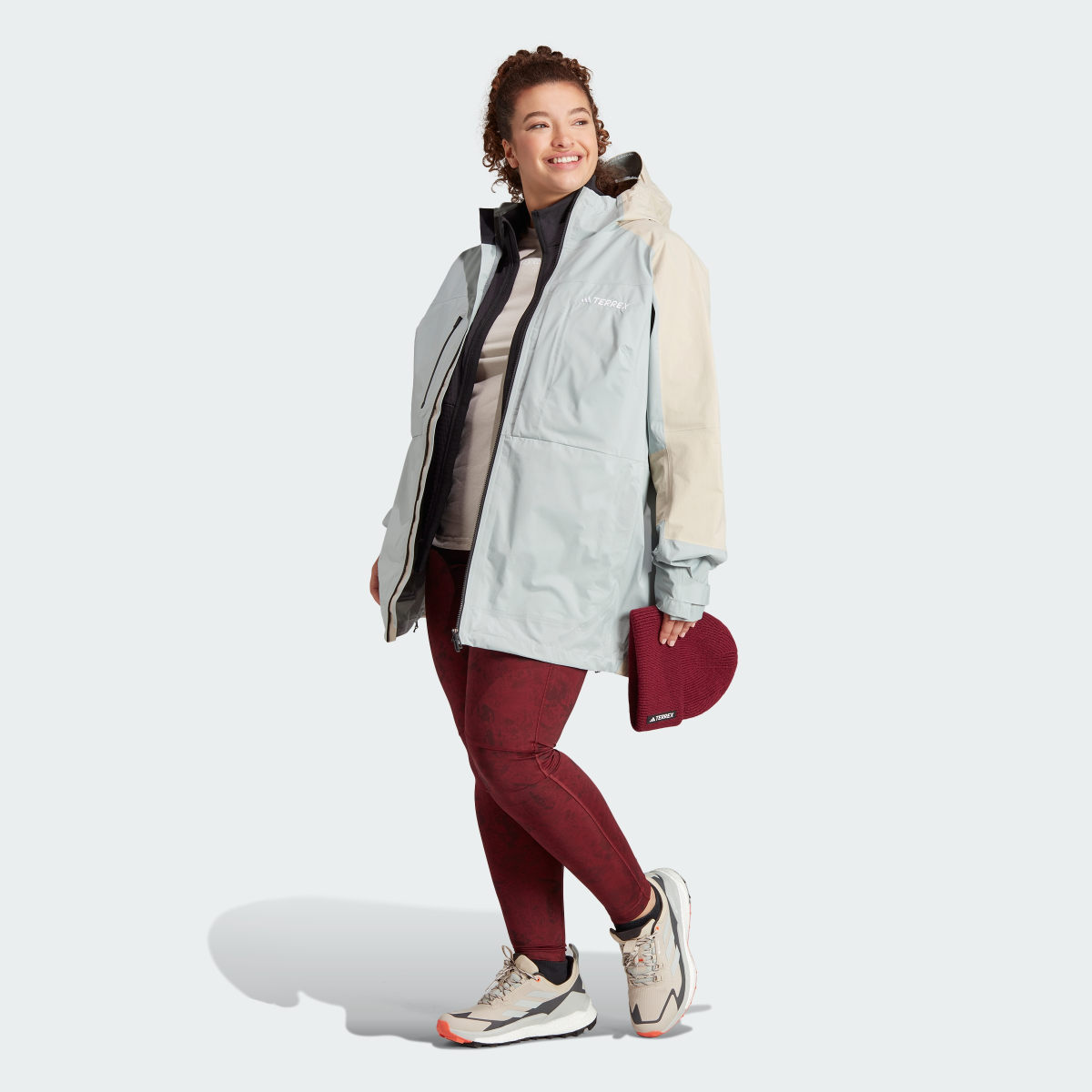 Adidas TERREX Xploric RAIN.RDY Wanderjacke – Große Größen. 8