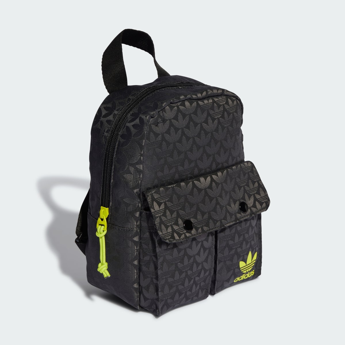Adidas Trefoil Monogram Jacquard Mini Backpack. 4