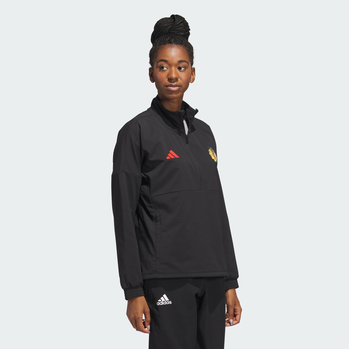 Adidas Blackhawks Fleece Top. 4