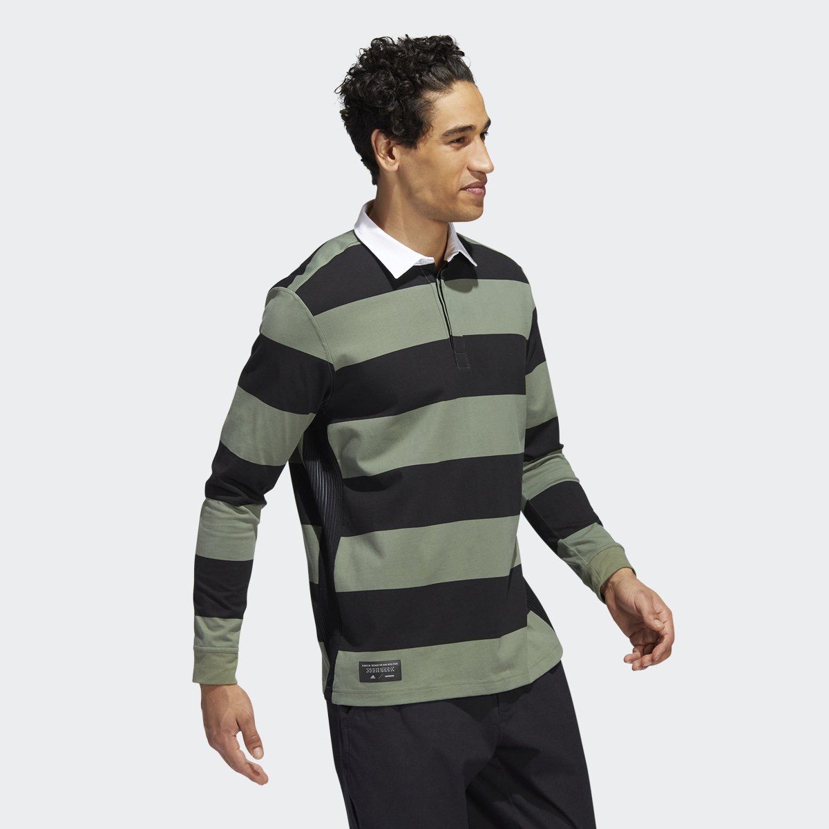 Adidas Adicross Long Sleeve Polo Shirt. 4