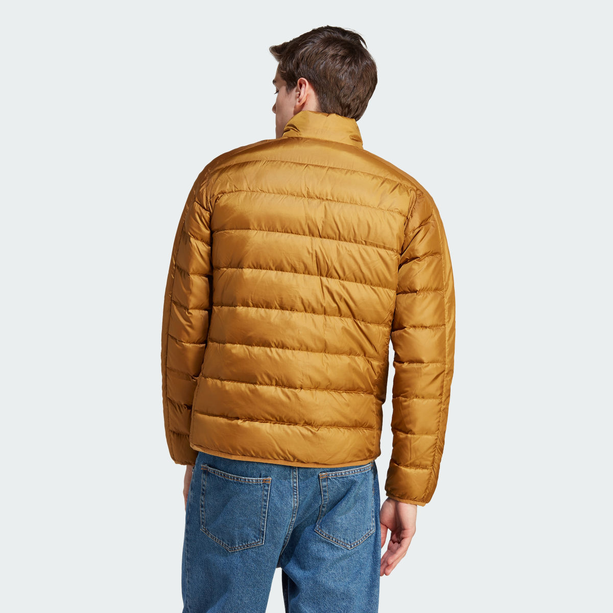 Adidas Essentials 3-Stripes Light Down Jacket. 4