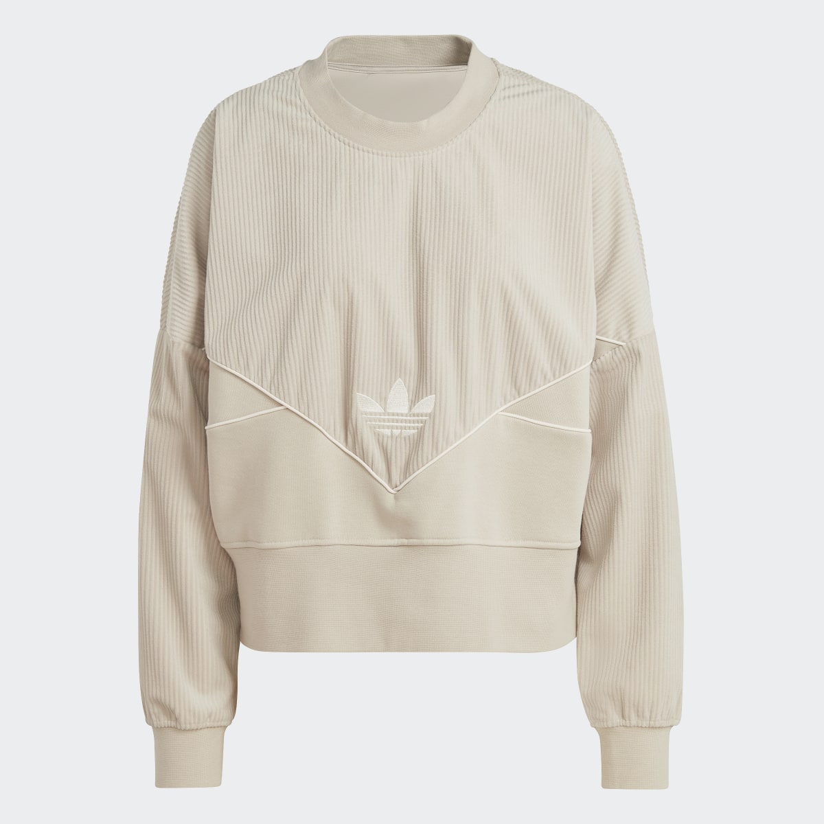 Adidas Adicolor Corduroy Mix Material Sweatshirt. 5