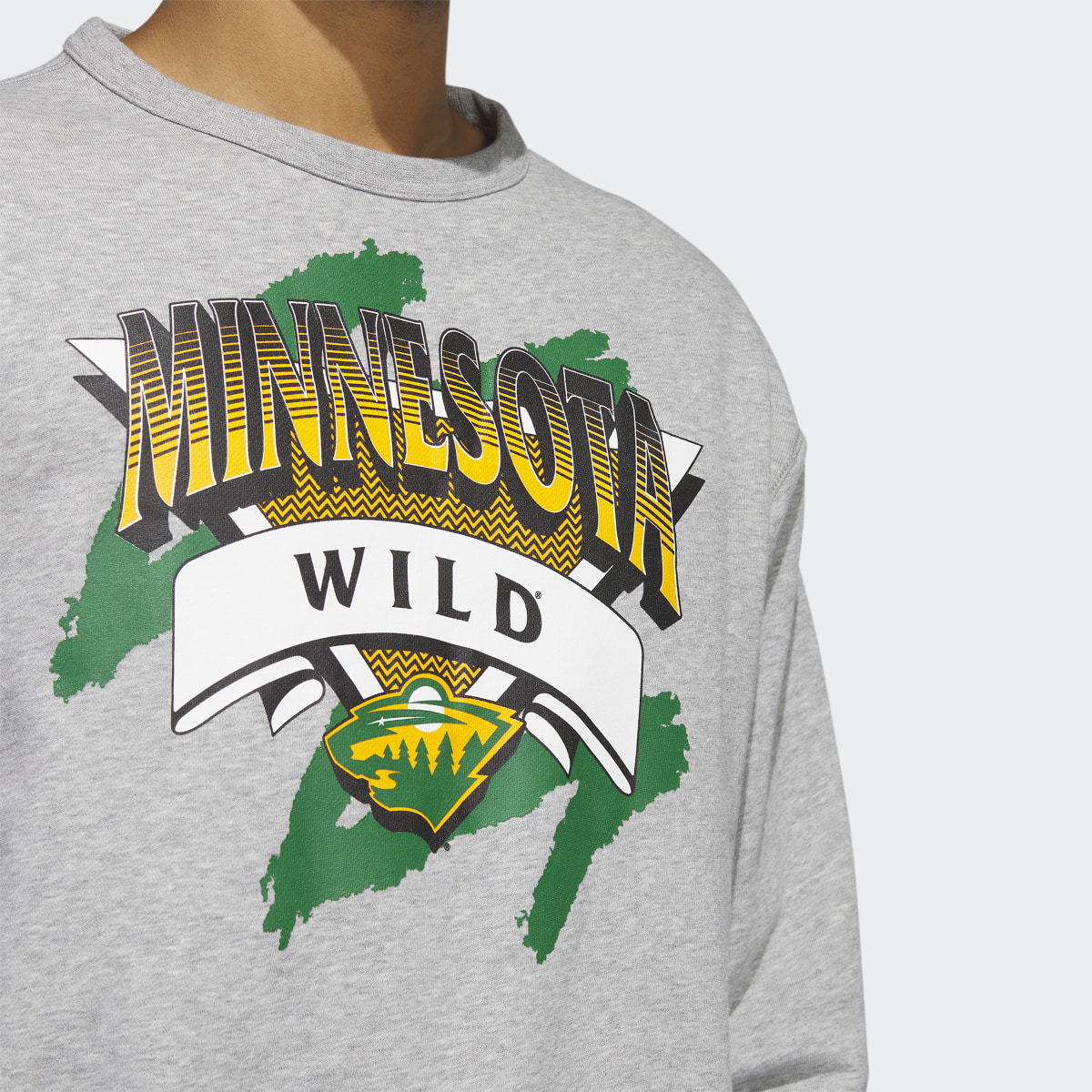 Adidas Wild Vintage Crew Sweatshirt. 6