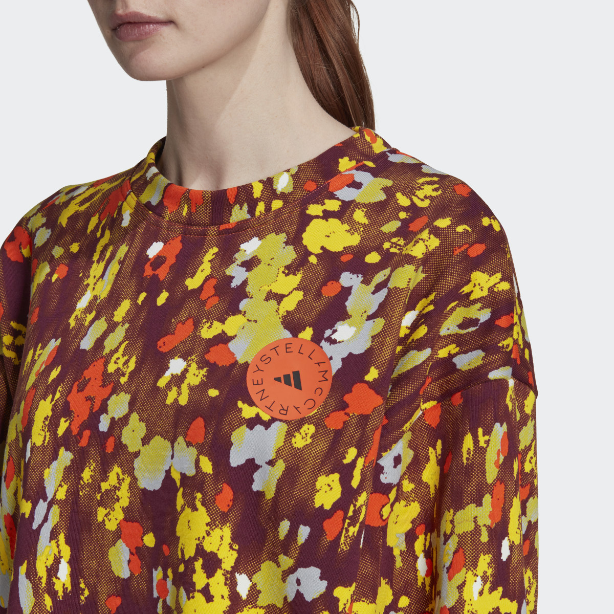 Adidas by Stella McCartney Floral Print Sweatshirt. 6