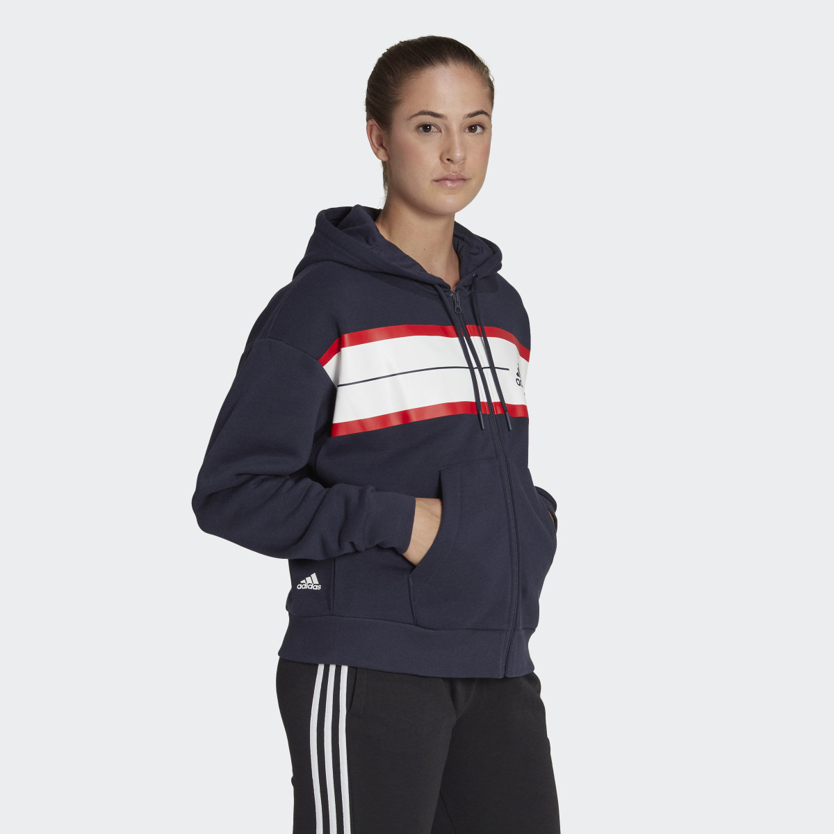 Adidas Casaco Largo com Capuz Essentials. 4