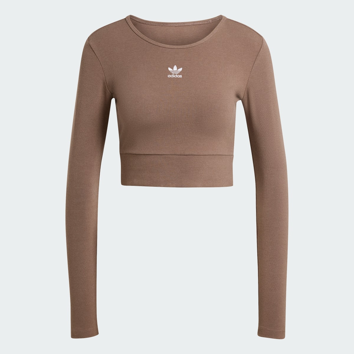 Adidas Essentials Rib Long Sleeve Tee. 5