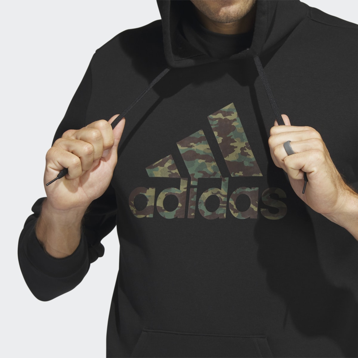 Adidas Sportswear Camo Hoodie. 6