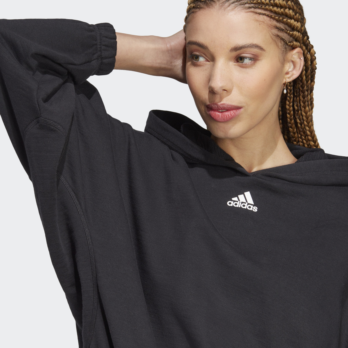 Adidas Sweat-shirt à capuche oversize et polyvalent Dance. 6