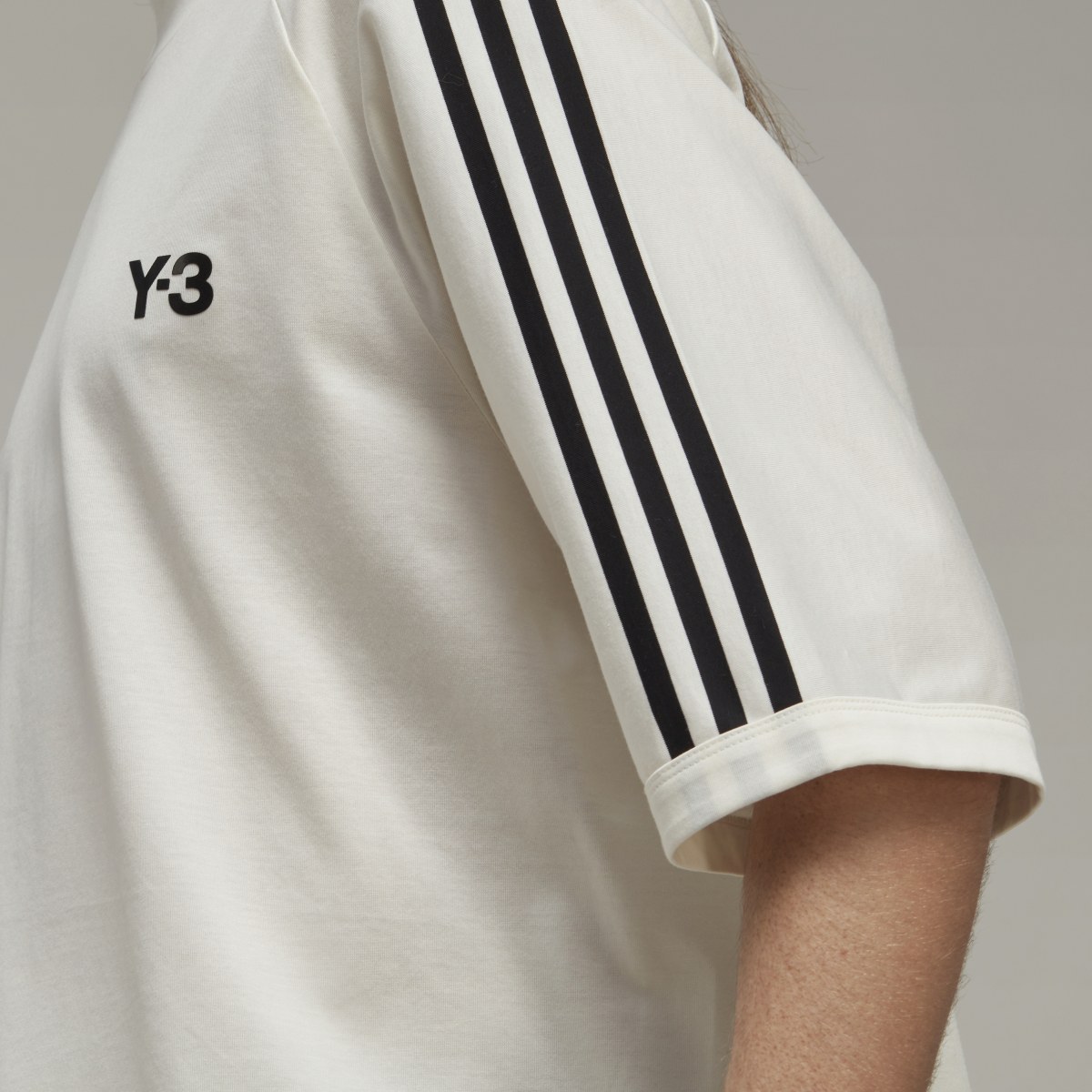 Adidas Y-3 3-Stripes Kısa Kollu Tişört. 8