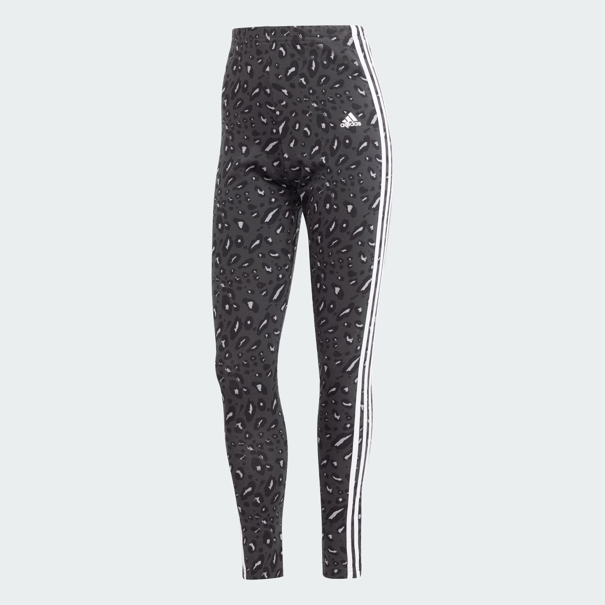 Adidas Essentials 3-Stripes Animal Print Leggings. 4