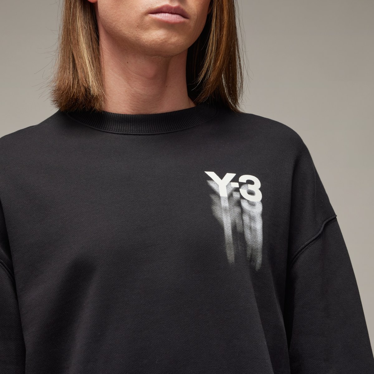 Adidas Y-3 Graphic Crew Sweatshirt. 7