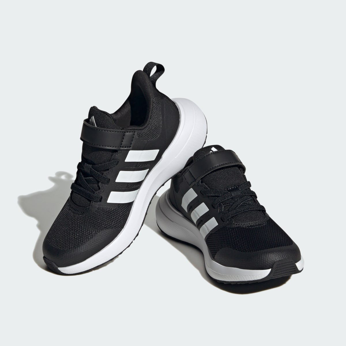 Adidas Chaussure à lacets élastiques et scratch FortaRun 2.0 Cloudfoam. 5