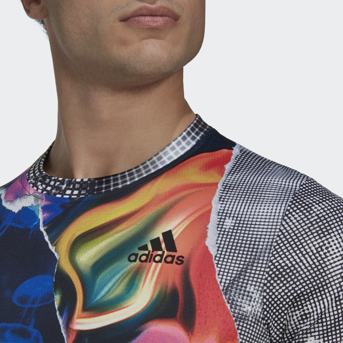 Adidas Tennis U.S. Series Printed FreeLift Tee. 9