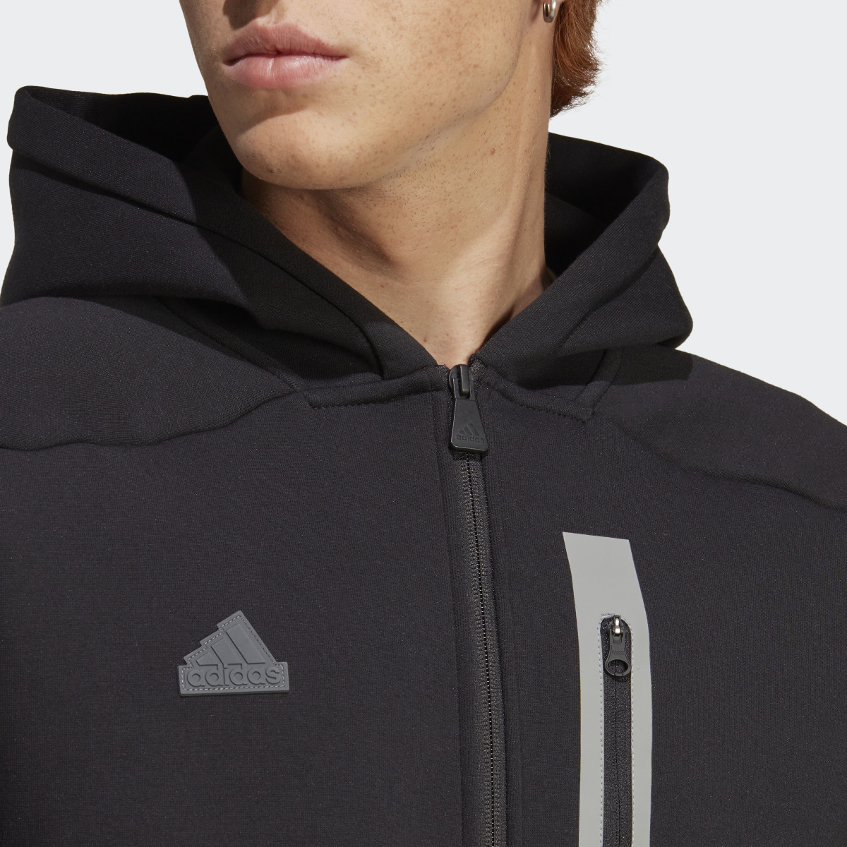 Adidas Designed for Gameday Full-Zip Hoodie. 7