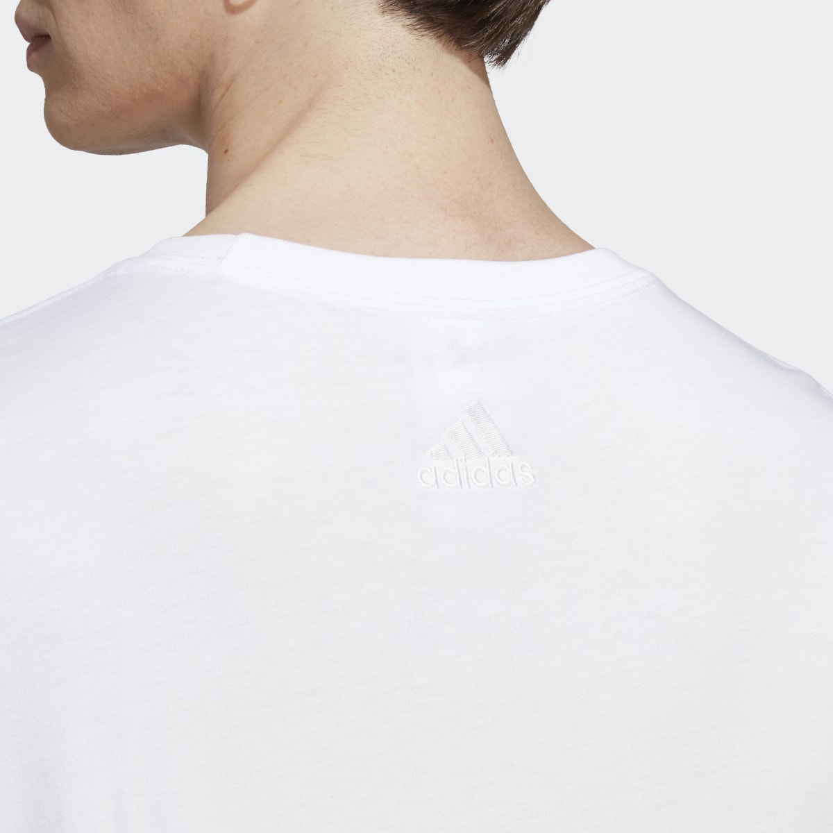 Adidas Camiseta Essentials Single Jersey Linear Embroidered Logo. 7