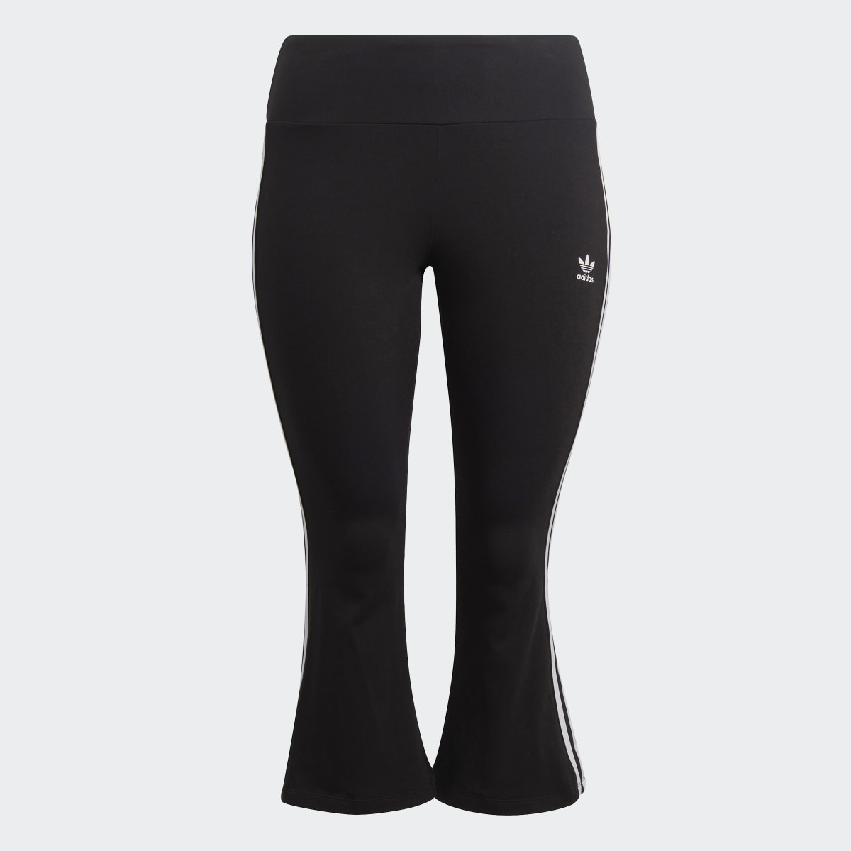 Adidas Adicolor Classics 3-Stripes 7/8 Flare Leggings (Plus Size). 4 Adidas Adicolor Classics 3-Stripes 7/8 Flare Leggings (Plus Size). 4