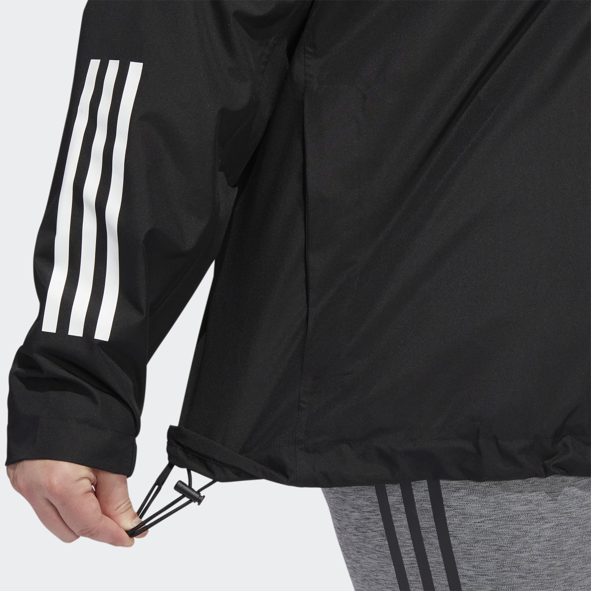 Adidas Casaco RAIN.RDY 3-STRIPES BSC (Plus Size). 9