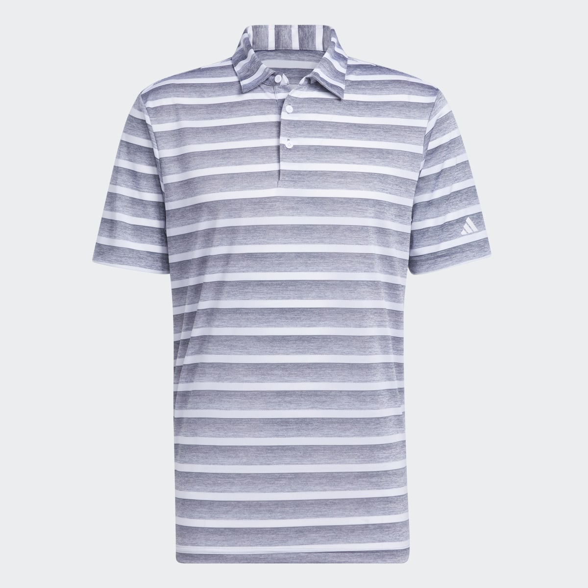 Adidas Two-Color Striped Polo Shirt. 5