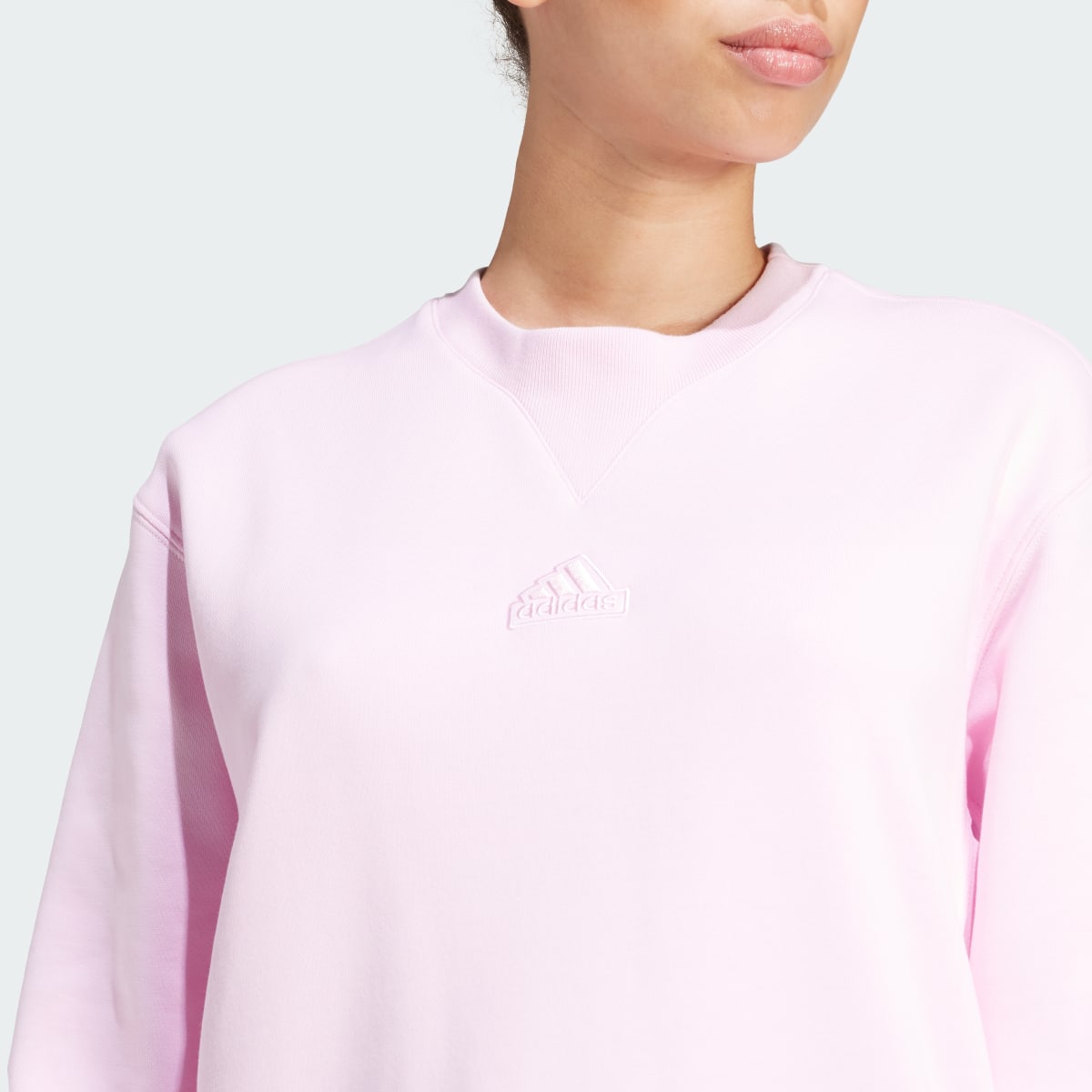 Adidas Lounge Fleece Sweatshirt. 6