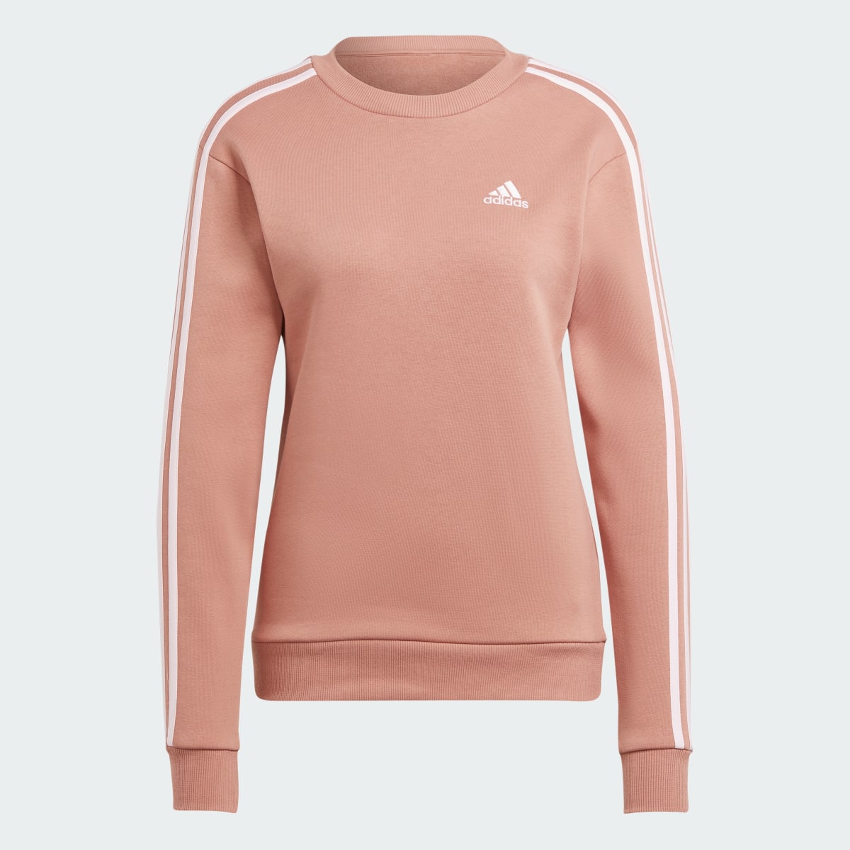 Adidas Essentials 3-Stripes Fleece Sweatshirt. 5