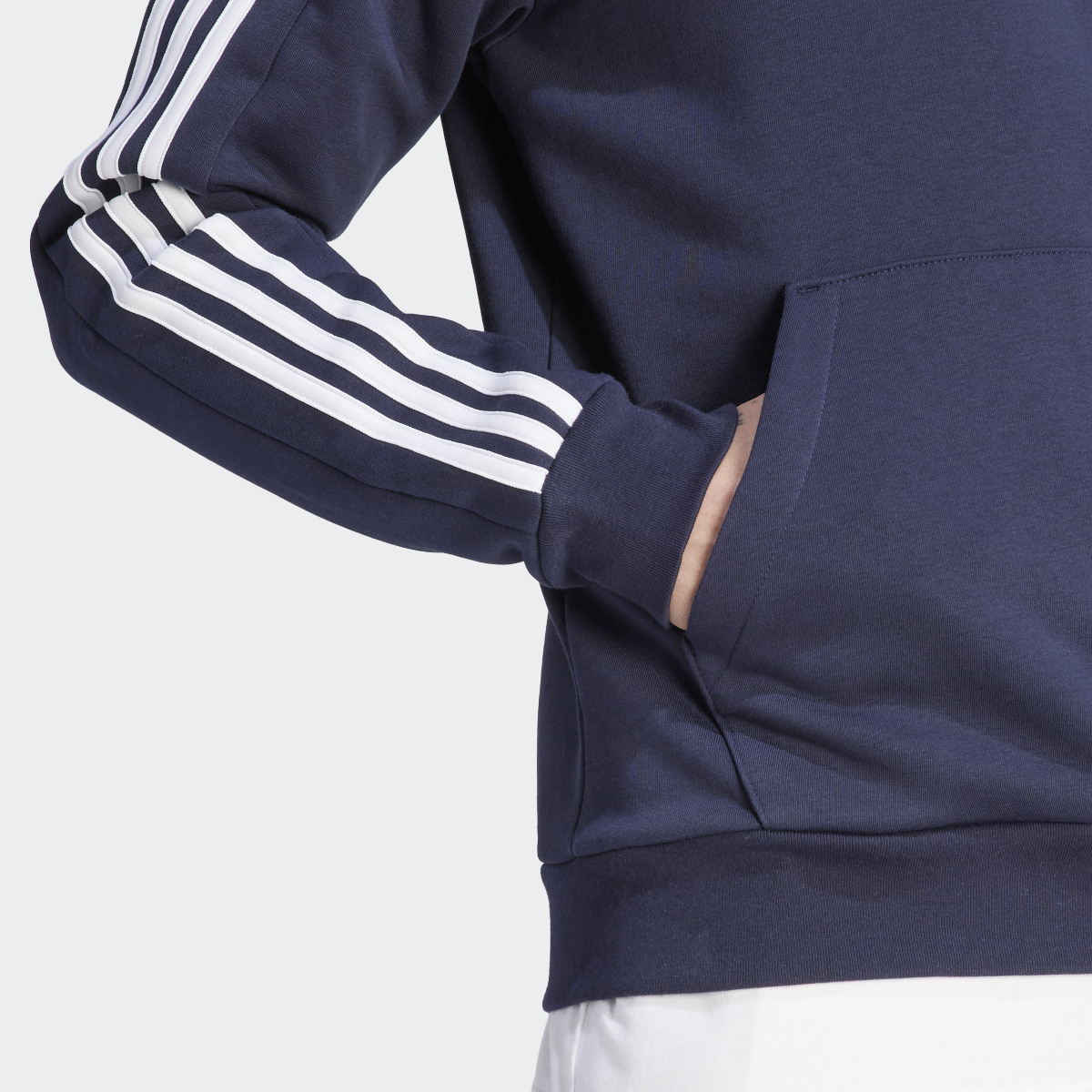 Adidas Essentials Fleece 3-Stripes 1/4-Zip Sweatshirt. 7