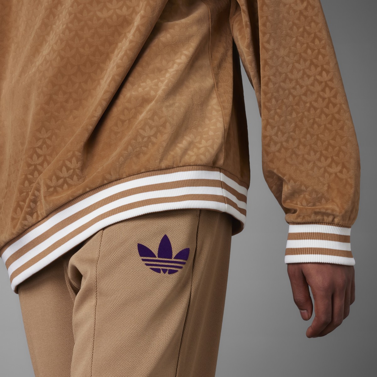 Adidas Sudadera Adicolor Heritage Now Funnel Velour. 8