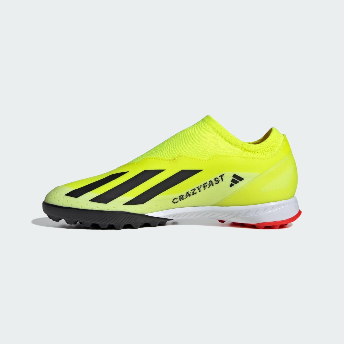 Adidas Zapatilla de fútbol X Crazyfast League Laceless moqueta. 7