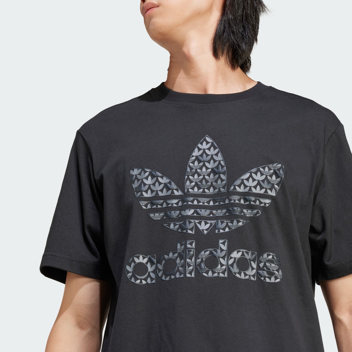 Adidas T-shirt graphique monogramme classique. 7
