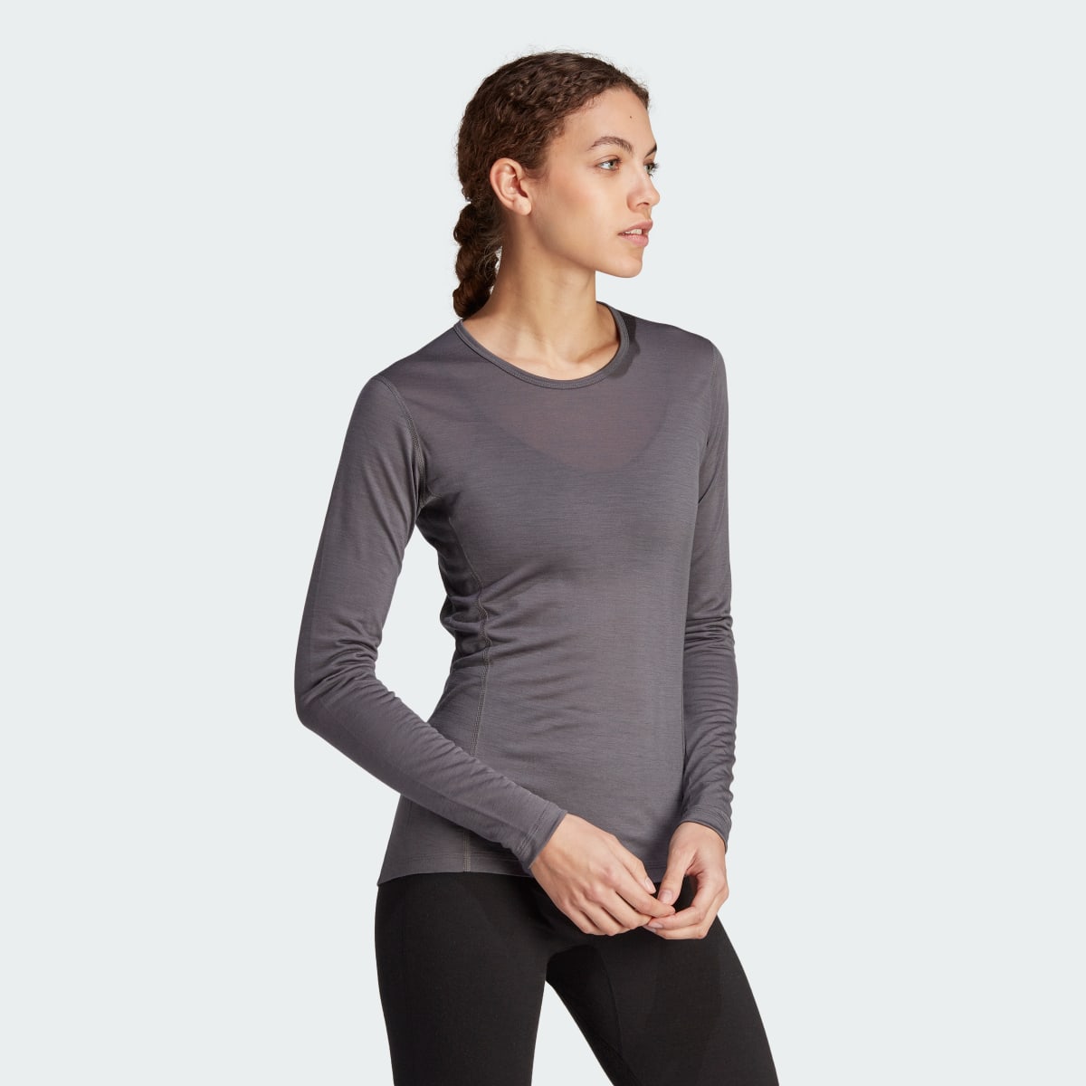 Adidas Terrex Xperior Merino 150 Baselayer Long Sleeve Tee. 4