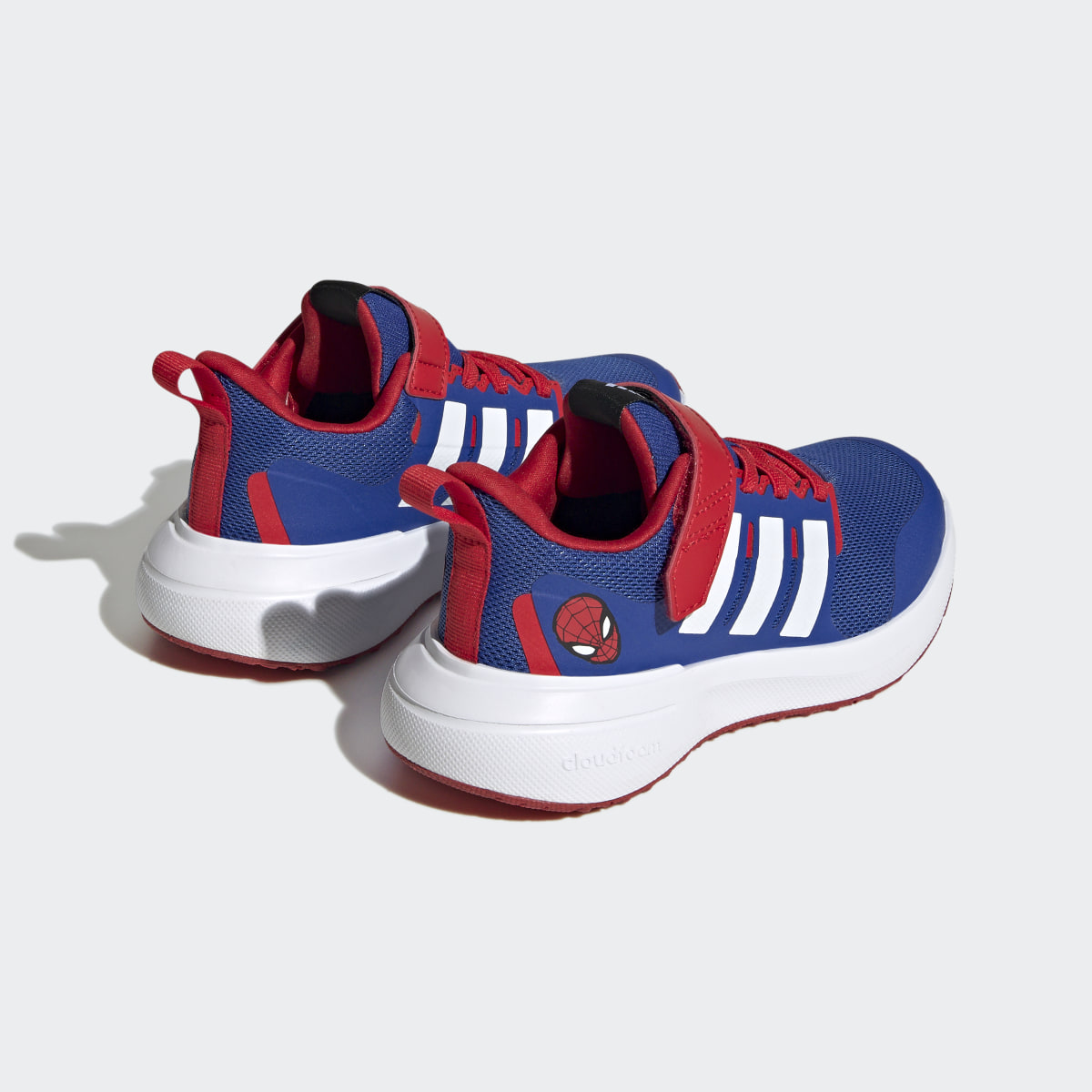Adidas x Marvel FortaRun Spider-Man 2.0 Cloudfoam Sport Lace Top Strap Shoes. 6