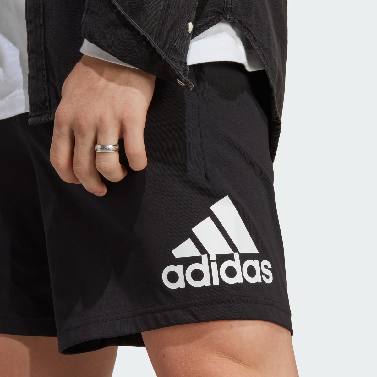 Adidas Essentials Logo Shorts. 7