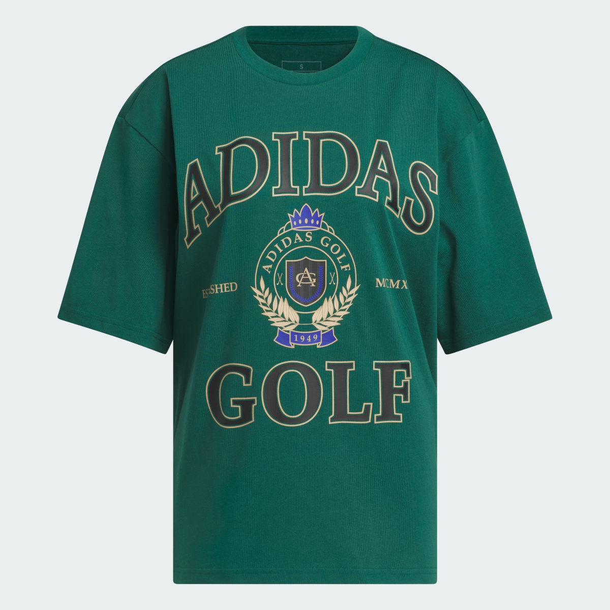 Adidas Go-To Crest Graphic Boyfriend Tee. 5