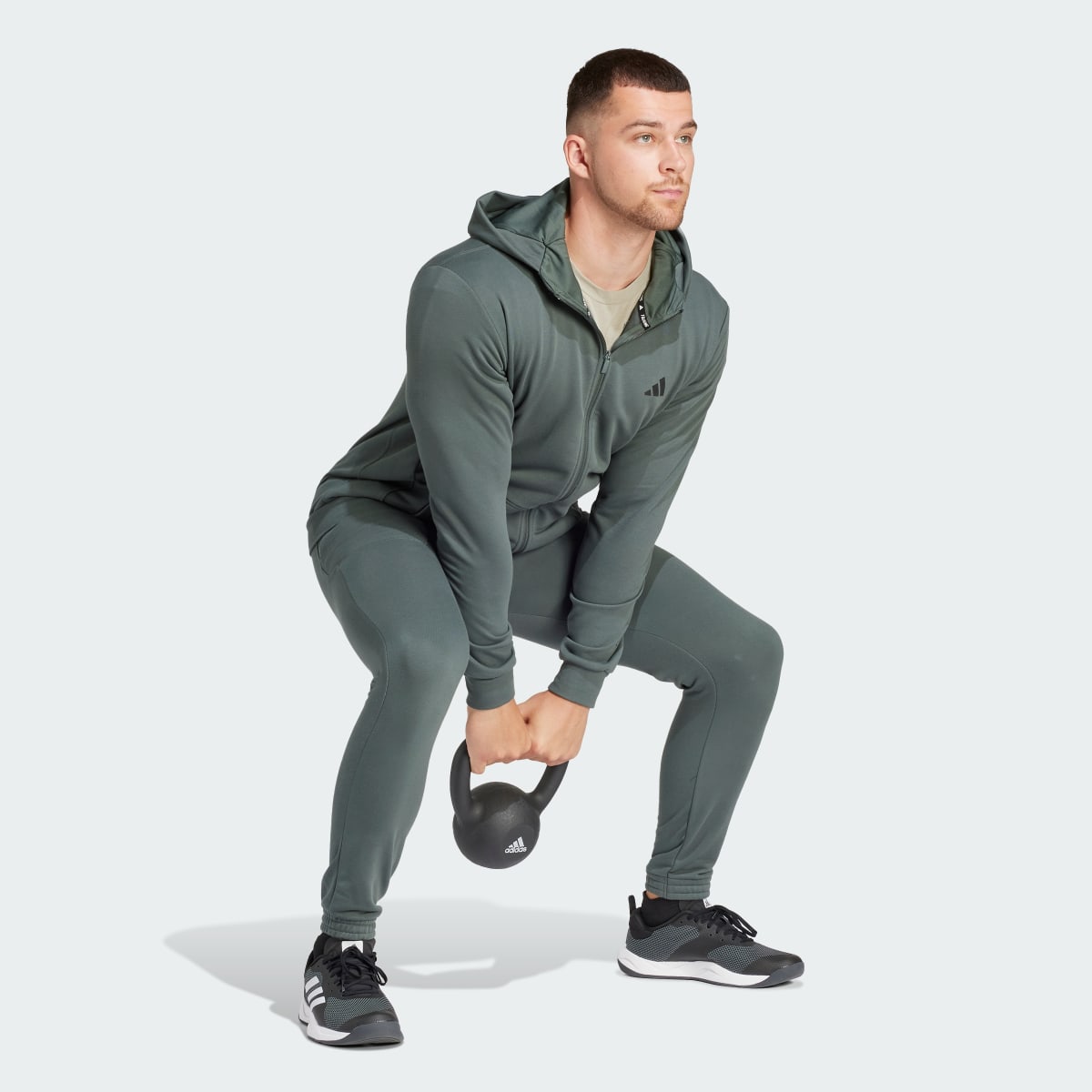 Adidas Chaqueta con capucha Pump Workout. 4