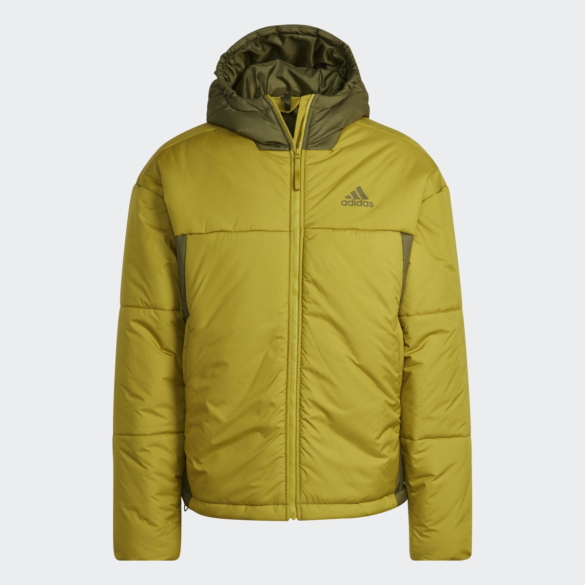 Adidas BSC 3-Streifen Puffy Hooded Jacke. 5