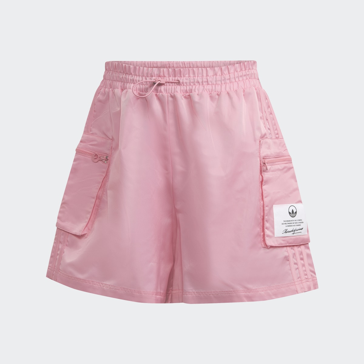 Adidas High-Waist Nylon Shorts. 4