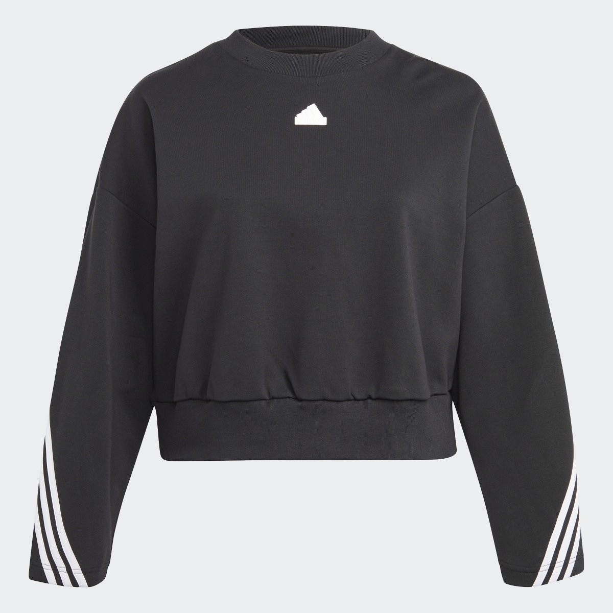 Adidas Future Icons 3-Streifen Sweatshirt – Große Größen. 5