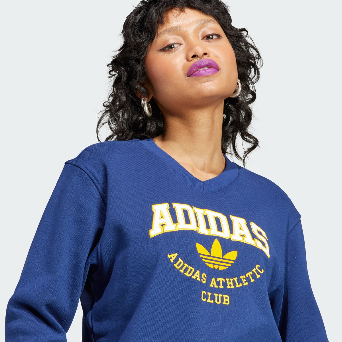 Adidas College Graphic Sweatshirt. 6