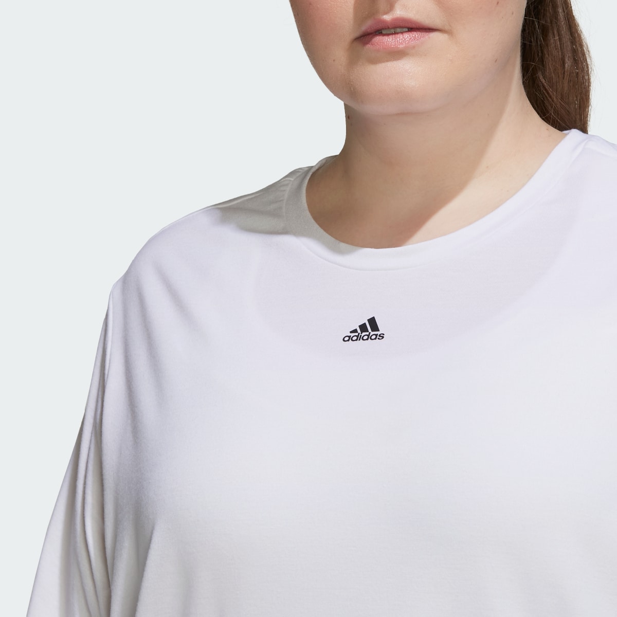 Adidas T-shirt 3-Stripes Train Icons (Plus Size). 6