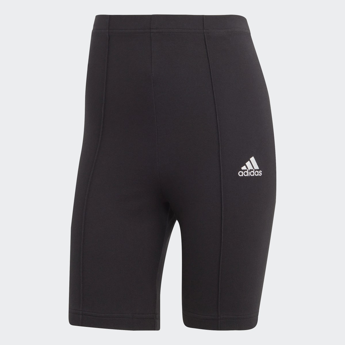 Adidas Allover adidas Graphic Biker Shorts. 4