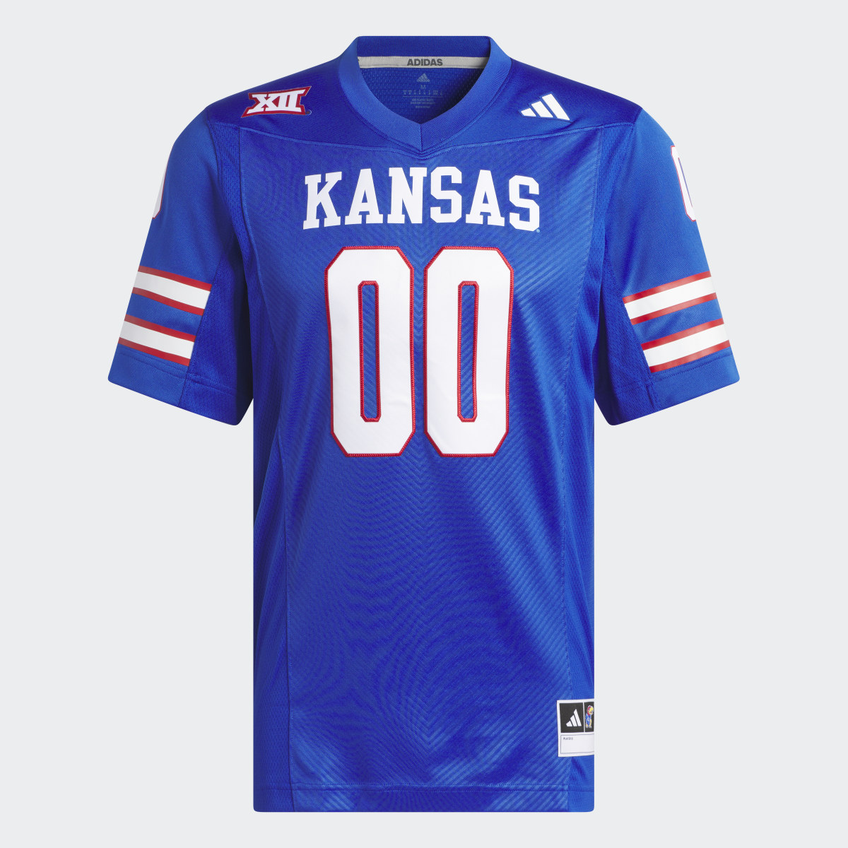 Adidas Kansas Football Off-Field Home Jersey. 5