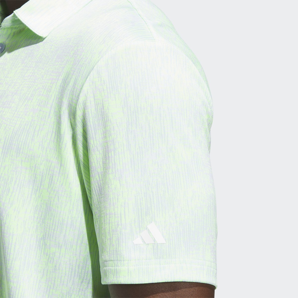 Adidas Aerial Jacquard Golf Polo Shirt. 7