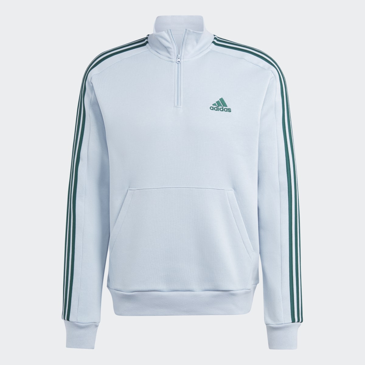 Adidas Essentials Fleece 3-Stripes 1/4-Zip Sweatshirt. 5
