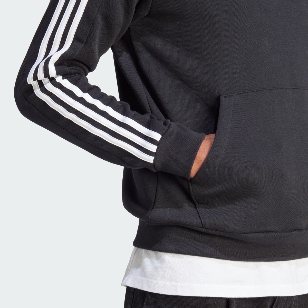 Adidas Essentials Fleece 3-Stripes 1/4-Zip Sweatshirt. 7