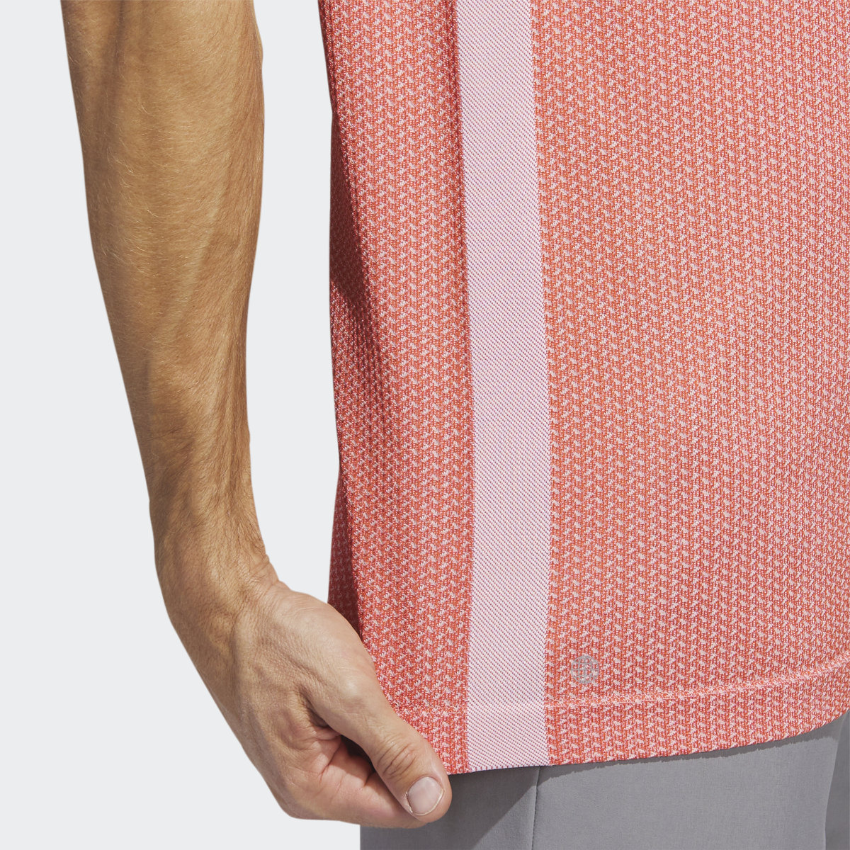 Adidas Ultimate365 Tour Textured PRIMEKNIT Golf Poloshirt. 7
