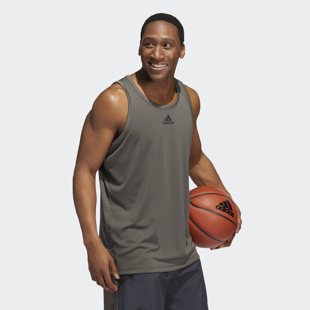 Adidas Heathered Tank Top. 4